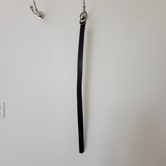 GAP Double Ring Leather Belt Black Small - Picture 5 of 5